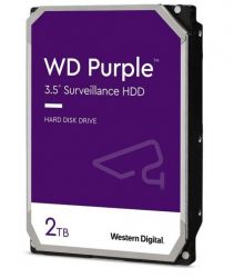   3.5" 2Tb Western Digital Purple, SATA3, 64Mb, 5400 rpm (WD20PURX)
