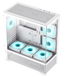 ������ GameMax Vista AW White, ��� ��, Mid Tower, EATX / ATX / Micro ATX / Mini-ITX, 2xUSB 2.0, 1xUSB 3.0, 1xType-C, 6x120 �� ARGB, 485x210x433 ��, 0.6 ��, 8.5 �� - �������� 6
