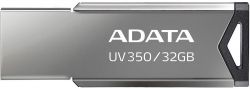 USB 3.2 Flash Drive 32Gb ADATA UV350, Black (AUV350-32G-RBK) -  1