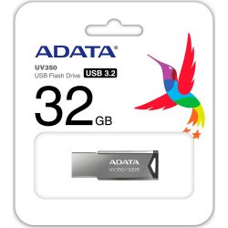 USB 3.2 Flash Drive 32Gb ADATA UV350, Black (AUV350-32G-RBK) -  3