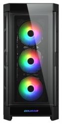 Cougar Duoface Pro RGB Black,  , ATX / Micro ATX / Mini ITX, USB 3.0 x2, USB 2.0 x1, Type-C Gen 2, RGB , 4x120 ARGB,  , 240x496x465  -  3