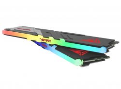 ' 32Gb x 2 (64Gb Kit) DDR5, 5200 MHz, Patriot Venom RGB, Black, 40-40-40-76, 1.35V,   (PVVR564G520C40K) -  2