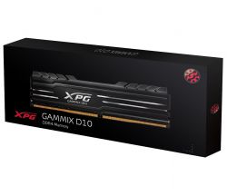 ' 8Gb DDR4, 3200 MHz, ADATA XPG GAMMIX D10, Red, 16-20-20 1.35V,   (AX4U32008G16A-SR10) -  3