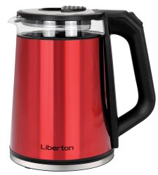  Liberton LEK-6826, Red/Black, 2000W, 1.8, ,   ( +), LED-, ,  ,   ,     -  1