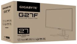  27" Gigabyte G27F, Black, WLED, IPS, 1920x1080 (16:9), 1 , 144 , 300 /, 1000:1, 178/178, 2xHDMI/DP, 2x2 , VESA 100x100 , 2xUSB 3.0, AMD FreeSync Premium ( ) -  9