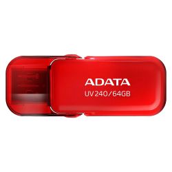 USB Flash Drive 64Gb ADATA UV240, Red (AUV240-64G-RRD) -  2