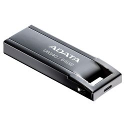 USB 3.2 Flash Drive 64Gb ADATA UR340, Black (AROY-UR340-64GBK) - Картинка 3