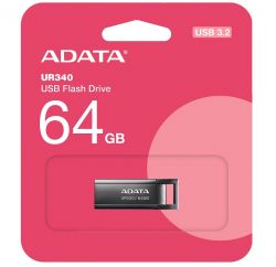 USB 3.2 Flash Drive 64Gb ADATA UR340, Black (AROY-UR340-64GBK) - Картинка 4