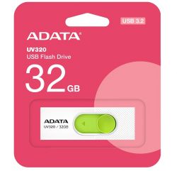 USB 3.0 Flash Drive 32Gb ADATA UV320, White/Green (AUV320-32G-RWHGN) -  3