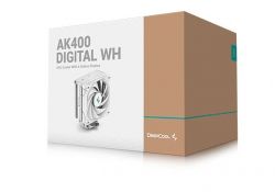    Deepcool AK400 DIGITAL, White, , 1x120 , LCD , 500~1850 10% /,  Intel 115x/1200/1700, AMD AM4/AM5 (R-AK400-WHADMN-G) -  6