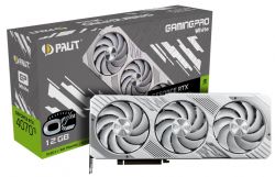 ³ GeForce RTX 4070 Ti, Palit, GamingPro White OC, 12Gb GDDR6X, 192-bit, HDMI/3xDP, 2760/21000 MHz, 16-pin (NED407TV19K9-1043W)