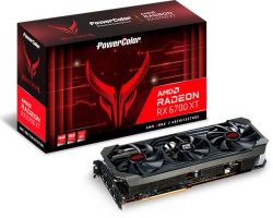  Radeon RX 6700 XT, PowerColor, Red Devil, 12Gb GDDR6, 192-bit, HDMI/3xDP, 2622/16000 MHz, 2x8-pin (AXRX 6700XT 12GBD6-3DHE/OC) Refurbished