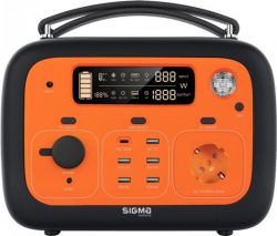   Sigma mobile X-power SI140APS, Black/Orange, 500  / 505 /, 1xType-C (100 ), 5xUSB (5, 3), 1 x    230V,  Li-ion MNC -  1