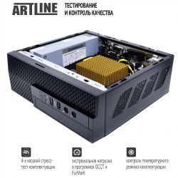  Artline Business B10, Black, Celeron J4005 (2x2.0-2.7 GHz), 8Gb DDR4 2666 MHz SO-DIMM, 240Gb SSD, UHD Graphics 600, 2xUSB 3.1 / 4xUSB 2.0, VGA, DOS, VESA    (B10v14) -  5