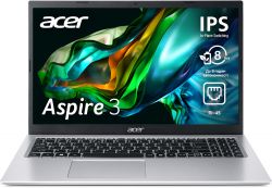  15" Acer Aspire 3 A315-58-39A8 (NX.ADDEU.015) Pure Silver 15.6" FullHD 1920x1080 IPS , Intel Core i3-1115G4 3.0-4.1GHz, RAM 8GB, SSD 256GB, Intel UHD Graphics, DOS