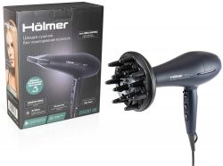  Holmer HHD-260I PRO, Black, 2600W, 2 , 3 , , , , AC motor,  Cool Shot,  Soft Touch,    -  8