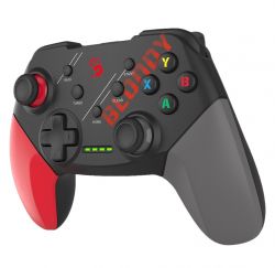 Геймпад A4Tech GPW50 "Bloody", Black/Red/Grey, бездротовий (USB 2.4GHz), для ПК / PS3 / Android, подвійна вібрація, 600 mAh - Картинка 2