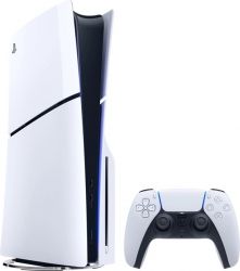   Sony PlayStation 5 Slim, White,  Blu-ray  (CFI-2008)
