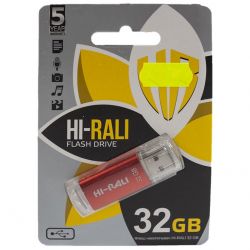 USB Flash Drive 32Gb Hi-Rali Rocket series Red / HI-32GBVCRD -  1