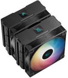    Deepcool AG620 DIGITAL BK ARGB, Black, , 2x120 ,  Intel 115x/1200/1700, AMD AM4/AM5 -  3