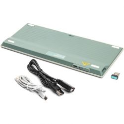   A4tech FBX51C Matcha Green, Bluetooth/2.4 , Fstyler Compact Size keyboard, USB, 300  -  4