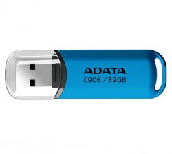 USB Flash Drive 32Gb ADATA C906, Blue (AC906-32G-RWB) -  1