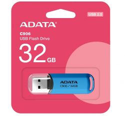 USB Flash Drive 32Gb ADATA C906, Blue (AC906-32G-RWB) -  3