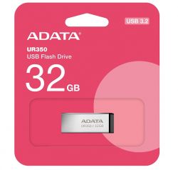 ���� ����������� USB 32Gb ADATA UR350, Silver/Black, USB 3.2 Gen 1, �� 100 ��/� (UR350-32G-RSR/BK) - �������� 4