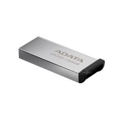 USB 3.2 Flash Drive 64Gb ADATA UR350, Silver/Black (UR350-64G-RSR/BK) - �������� 3