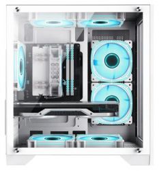 Корпус GameMax Infinity Mini White, без БЖ, Mini Tower, Micro ATX / Mini ITX, 1хUSB 3.0, 2хUSB 2.0, 358х275х373 мм, 3.6кг - Картинка 8