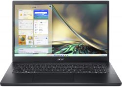 15" Acer Aspire 7 A715-76G-50FE (NH.QN4EX.003) Charcoal Black 15.6"  LED Full HD 1920x1080 IPS, Intel Core i5-12450H 3.3-4.4GHz, RAM 16Gb, SSD 512Gb, nVidia GeForce RTX 2050 4Gb, DOS -  1