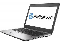 /  HP EliteBook 820 G3, Grey, 12.5" (1366x768, TN, matte), Core i5-6300U (2x2.4-3.0 GHz), 8Gb DDR4, 256Gb SSD, HD Graphics 520, WiFi, Bluetooth, Web, 3xUSB, Type-C, DP, VGA, Lan, 3G Sim, FingerPrint,   -  1