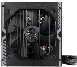 Блок живлення 750 Вт, MSI MAG A750BN PCIE5, Black, 80+ Bronze, Active PFC, 12 см, 2xMolex / 5xSATA / 1x16-pin / 2x6+2-pin / 2x4+4-pin / 1x20+4-pin, захист OCP/OVP/OPP/OTP/SCP/UVP - Картинка 2