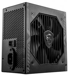 Блок живлення 750 Вт, MSI MAG A750BN PCIE5, Black, 80+ Bronze, Active PFC, 12 см, 2xMolex / 5xSATA / 1x16-pin / 2x6+2-pin / 2x4+4-pin / 1x20+4-pin, захист OCP/OVP/OPP/OTP/SCP/UVP - Картинка 3