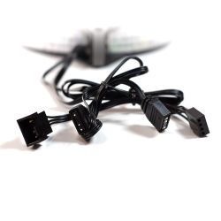 Вентилятор 120 mm GTL LED Multicolor B1 ARGB PWM, 120x120x25мм, ARGB 3 pin, 800-1600±10% об/хв, PWM (GTL-120LMCB1P ARGB) - Картинка 2