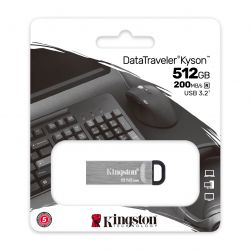 USB 3.2 Flash Drive 512Gb Kingston DataTraveler Kyson, Silver (DTKN/512GB) -  3