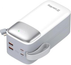 ������������ ������� ������� 50000 mAh, ColorWay, 22.5W, White, Quick Charge 3.0, 3xUSB (Type-C+microUSB), LED ���������, ������ USB <-> Type C (CW-PB500LPA4WT-PDD) - �������� 5