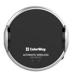    ColorWay AutoSense Car Wireless Charger Dashboard+Air Vent, Black, 15 ,   (Qi),   ,   360,  4"  6.5" (CW-CHAW039Q-BK) -  9