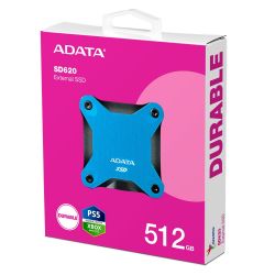��������� ����������� SSD, 512Gb, ADATA SD620, Blue, USB 3.2, 520 / 460 MB/s (SD620-512GCBL) - �������� 3