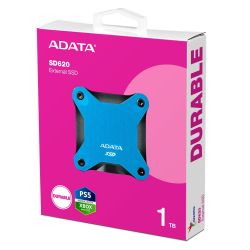   SSD, 1Tb, ADATA SD620, Blue, USB 3.2, 520 / 460 MB/s (SD620-1TCBL) -  5
