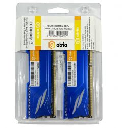  8Gb x 2 (16Gb Kit) DDR4, 3200 MHz, Atria Fly, Dark Blue, 18-22-22-42, 1.35V,   (UAT43200CL18BLK2/16) -  2