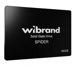 ������������ ����������� 480Gb, Wibrand Spider, SATA3, 2.5", 3D TLC, 550/460 MB/s (WI2.5SSD/SP480GBST)