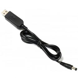 Кабель питания USB 5V - DC 9V (5.5x2.1 мм), Black, 1 м (S1015) - Картинка 2