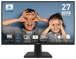 ������� 27" MSI PRO MP275Q, Black, WLED, IPS, 2560x1440 (16:9), 1 ��, 100 ��, 300 ��/�, 1300:1, 178�/178�, 2xHDMI/DP, 2x2 ��, VESA 100x100 ��, Adaptive Sync