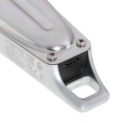 Машинка для стрижки Adler AD-2831, Silver, 100W, питание сеть/аккумулятор, насадки: 6 шт (1.5 3 4.5 6 9 12 мм), LED-дисплей, USB C кабель питания 2 м - Картинка 4