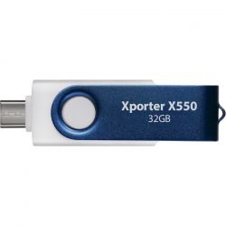   USB 32Gb Patriot Xporter X550, Blue/White, Type-C / USB 3.2 Gen 1,  80 / (PS32GX550AAD)