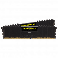  '  ' DDR4 32GB (2x16GB) 3000 MHz Vengeance LPX Black Corsair (CMK32GX4M2D3000C16) -  1