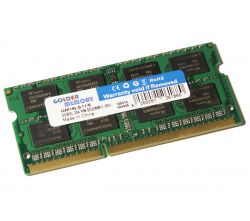 SO-DIMM 8Gb, DDR3, 1600 MHz (PC3-12800), Golden Memory, 1.35V (GM16LS11/8)