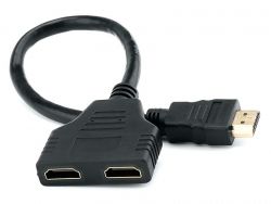  Atcom  HDMI (male) to 2 HDMI (female),   10  -  1