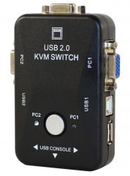 Переключатель KVM 2-портовый свич, USB (YT-KVM SWITCH)